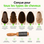Brosse Ronde — conçue pour tous les types de cheveux