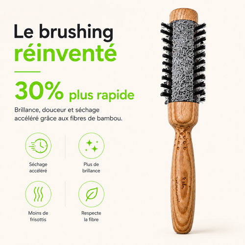 Brosse Ronde — le brushing réinventé, jusqu'à 30% plus rapide