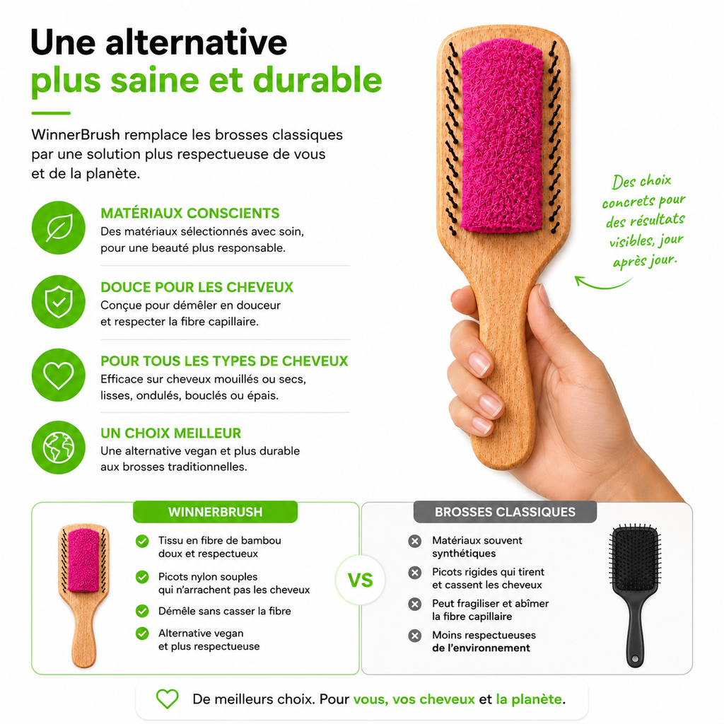 Brosse Plate Bambou — le rituel en quelques gestes